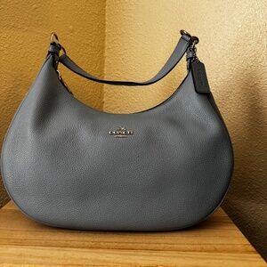 Coach Sutton Pebble Leather Hobo Shoulder Bag